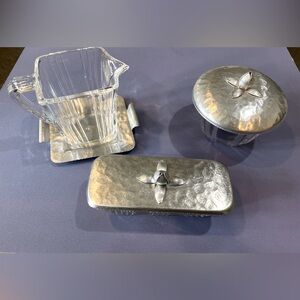 Southern Living At Home Kitchen | Vintage Glass And Aluminum Set